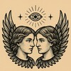 Логотип телеграм канала @bliznetsy_zd — БЛИЗНЕЦЫ | ЗЕРКАЛО ДУШИ