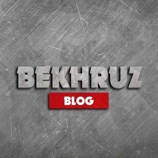 Telegram kanalining logotibi blog_bekhruz — Bekhruz BLOG 👨‍💻