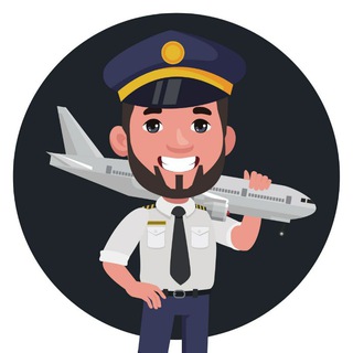 Логотип телеграм канала @blog_pilota — аэрофоб&я / Блог пилота самолета