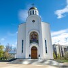 Логотип телеграм канала @blokadniyhram — Храм Успения Пресвятой Богородицы на Малой Охте (БЛОКАДНЫЙ ХРАМ)