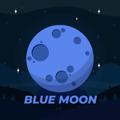 Logo saluran telegram bluemoon_sell — Blue Moon Store