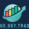 Logo saluran telegram blueskytrader2020 — (Blue Sky Trader) (VIP)