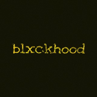 Logo of telegram channel blxckhood_prod — @blxckhood 🤮