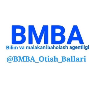 Telegram channel BMBA O'tish Ballari logo