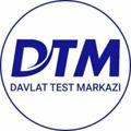 Telegram channel DAVLAT TEST MARKAZI | Bilimni baholash agentligi logo