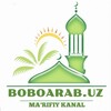Telegram kanalining logotibi boboarabuz — BOBO-ARAB.UZ