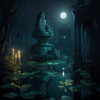 Логотип телеграм канала @boloto_witch — Лунное Болото Хликвела 🌑