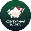 Логотип телеграм канала @boloto_on — Контурная карта