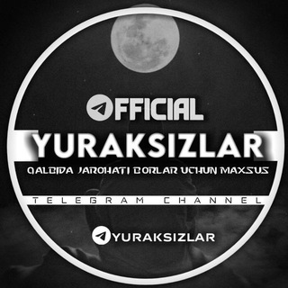 Telegram kanalining logotibi boltgram — YURAKSIZLAR 🥀 | 𝓇𝒶𝓈𝓂𝒾𝓎