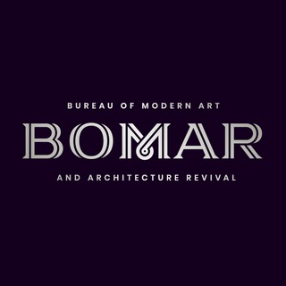 Логотип телеграм канала @bomar_architecturebureau — •BOMAR•