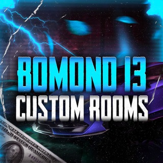 Логотип телеграм канала @bomondkastom — BOMÒND¹³ Games 👾