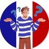 Логотип телеграм канала @bonjourfrenchh — Французский в опросах и обсуждениях 🇫🇷