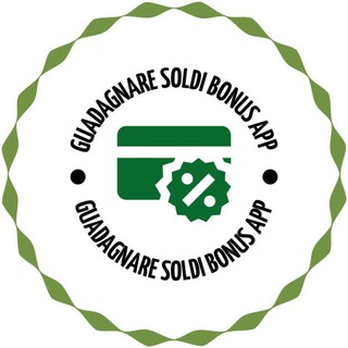 Logo del canale telegramma bonus_app_promo - GUADAGNARE DALLE APP 💳