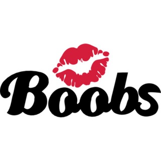Логотип телеграм канала @boobs_tg — BOOBS 🔥