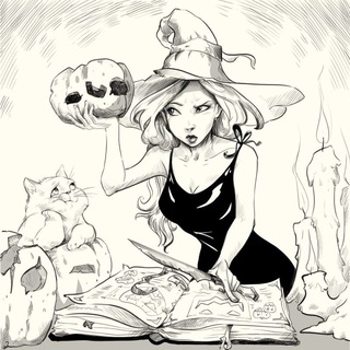 Логотип телеграм канала @book_lovemagic — 📚Книжная ведьма😈