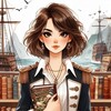 Лагатып тэлеграм-канала book_pirate_karina — 📚Книжная пиратка🏴‍☠️