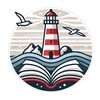 Логотип телеграм канала @bookclubforkids — Книжный маячок