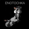 Логотип телеграм канала @bookenot — enotochka 🦝