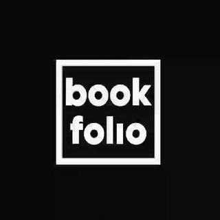 Логотип телеграм канала @bookfolio_uz — bookfolio