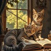 Логотип телеграм канала @bookss_and_catss — Книги и котики 📚🐾