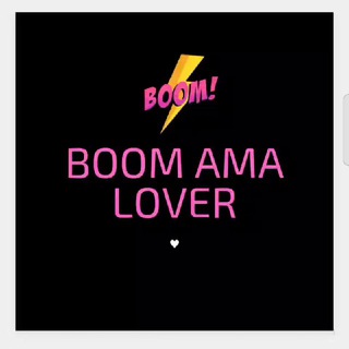 Logo of telegram channel boom_ama_lover — BOOM AMA LOVER ANNOUNCEMENT