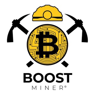 Логотип телеграм канала @boost_miner — BOOST Miner. Майнинг оборудование