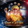 Логотип телеграм канала @boostatom — BOOST ATOM