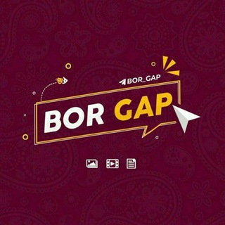 Telegram kanalining logotibi bor_gap — BOR GAP