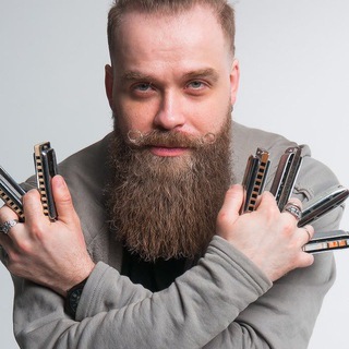 Логотип телеграм канала @boris_plotnikov_official — Борис Плотников. Губная гармоника.