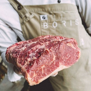 Логотип телеграм канала @borismeat — BORIS meat