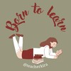 Логотип телеграм канала @borntolearneng — born to learn