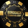 Логотип телеграм канала @borodach777top — BORODACH | СТАВКИ НА СПОРТ 🏆
