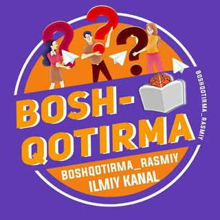 Telegram channel Boshqotirma logo