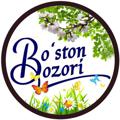 Logo saluran telegram bostonboz — BO‘STON BOZORI