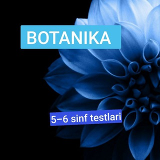 Telegram channel BOTANIKA QuIZ testlar | 5-6 sinflar | logo