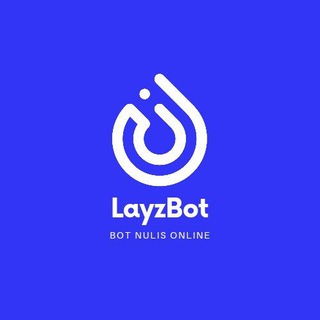 Logo saluran telegram botnulisbylayz — LayzBot | Bot Nulis