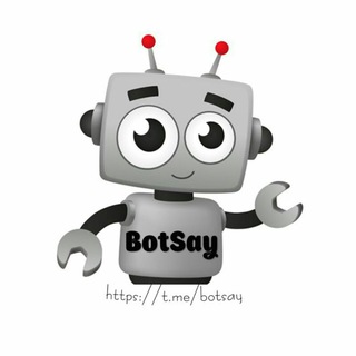 Логотип телеграм канала @botsay — BOT SAY