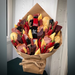 Логотип телеграм канала @bouquet_la_flora — Bouquet_la_flora / Смачні букети Кам‘янець