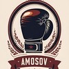 Логотип телеграм канала @boxingamosov — Боксерский пурист by Amosov