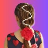 Логотип телеграм канала @braidsmagic — Косы в деталях| лучшие прически