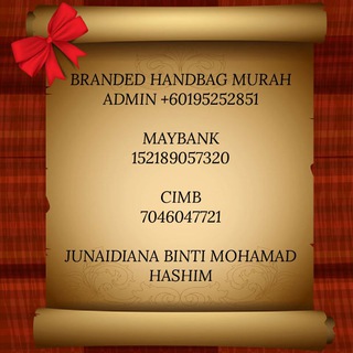 Logo del canale telegramma brandedhandbagmurah - Kasut Murah
