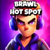 Логотип телеграм канала @brawlstarnws — ⚡Brawl hot spot⚡- новости supercell🔥