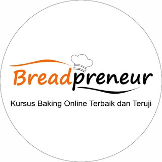 Logo saluran telegram breadpreneur — Materi food & bakery