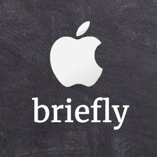 Логотип телеграм канала @briefly_pub — Briefly Apple