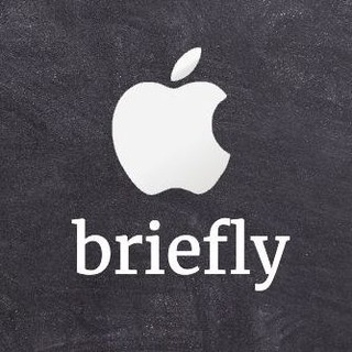 Логотип телеграм канала @briefly_pub — Briefly Apple