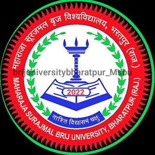Logo saluran telegram brijuniversitybharatpur_msbu — Brij University Bharatpur Msbu