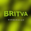 Telegram channel BRITVA barbershop logo