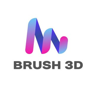 Логотип телеграм канала @brush_3d — BRUSH 3D | Печать форм | Оригинальные свечи и подсвечники