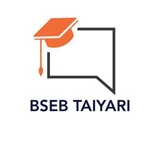 टेलीग्राम चैनल का लोगो bsebtaiyari_10th — BSEB Taiyari (10th)