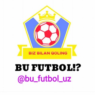 Telegram kanalining logotibi bu_futbol_uz — BU FUTBOL! |RASMIY KANAL